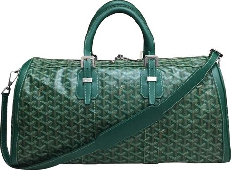 green goyard duffle bag|green boeing 55 bag.